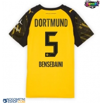 Ženski Nogometni dresi Borussia Dortmund Ramy Bensebaini #5 Domači 2025-26 Kratek Rokav